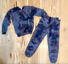 Load image into Gallery viewer, Kids Heather Tie Dye Sweatsuit