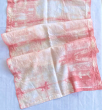 Load image into Gallery viewer, Hand Dyed Linen Table Runner - Madder Root
