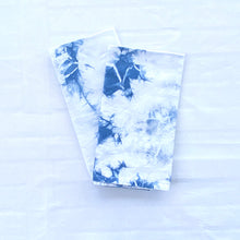 Load image into Gallery viewer, Hand Dyed Cotton Napkins - Indigo Sunburst
