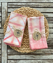 Load image into Gallery viewer, Hand Dyed Cotton Napkins - Madder Xs
