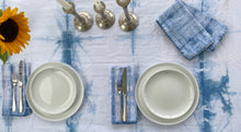 Load image into Gallery viewer, Hand Dyed Tablecloth - Indigo
