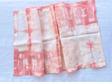 Load image into Gallery viewer, Hand Dyed Linen Table Runner - Madder Root
