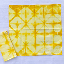 Load image into Gallery viewer, Hand Dyed Cotton Napkins - Mustard Xs
