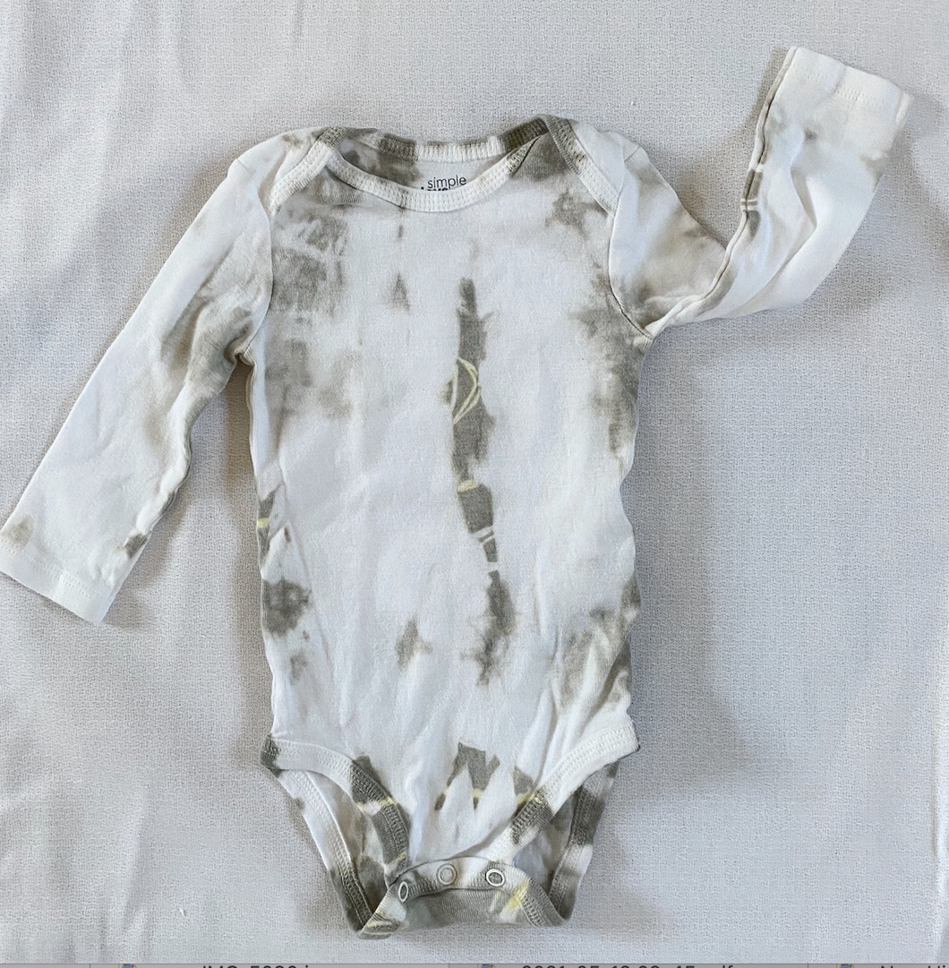 Grey Baby Onesie