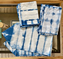 Load image into Gallery viewer, Hand Dyed Cotton Table Runner - Indigo
